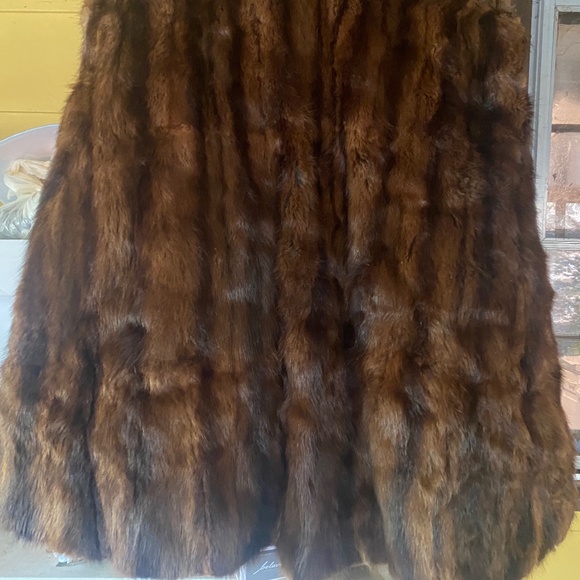 Two fur coats fox and mink - Picture 1 of 5